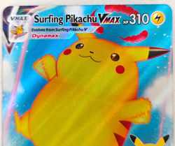 Surfing Pikachu VMax 009/025 Ultra Rare Holo 21 Celebrations Pokemon Card (Har) - Image 3