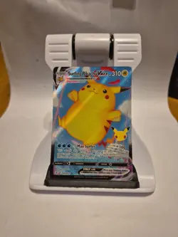 Pokemon TCG Surfing Pikachu VMAX Holo Full Art Card 009/025 Celebrations - Image 1
