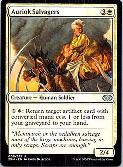 Auriok Salvagers Magic The Gathering Double Masters Light Play - Image 1