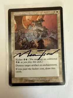 1c Signed Dismantling Blow; Invasion; MTG; Regular; Free Shipping - Image 1