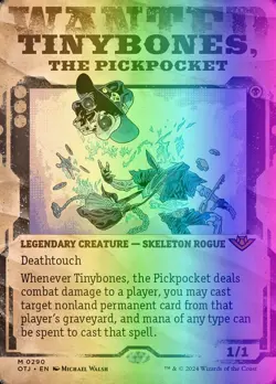 MTG Tinybones, the Pickpocket (290/441) Outlaws of Thunder Junction NM FOIL - Image 1
