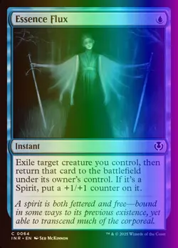 MTG Magic the Gathering Essence Flux (64/612) Innistrad Remastered NM FOIL - Image 1