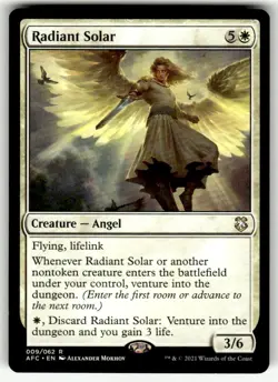 Forgotten Realms Commander Radiant Solar Commander/Rare - Image 1