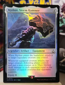 Mjolnir, Storm Hammer Universes Beyond: Assassin's Creed Foil Near Mint 0074 - Image 1