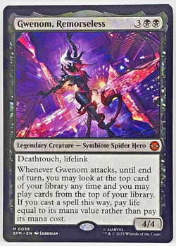 Gwenom, Remorseless - Spider-Man M 0056 Magic The Gathering MTG MYTHIC Card - Image 1
