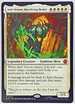 Magic The Gathering Spider-Man - Anti-Venom, Horrifying Healer - Regular M 0001 - Image 1