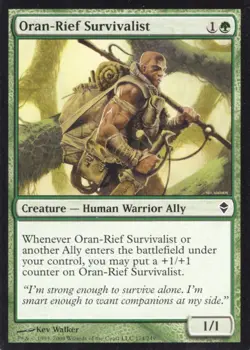 4X ORAN-RIEF SURVIVALIST 174/249 ZENDIKAR MTG MAGIC LP X4 (yourdeckbuilder) - Image 1