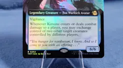 Kitsune, Dragon's Daughter - Foil - Extended Art MTG TMNT NM TMT - Image 3