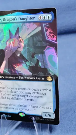 Kitsune, Dragon's Daughter - Foil - Extended Art MTG TMNT NM TMT - Image 4