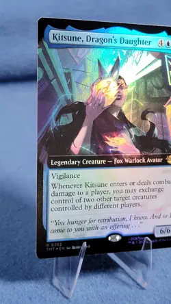 Kitsune, Dragon's Daughter - Foil - Extended Art MTG TMNT NM TMT - Image 5