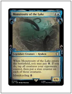 1x Monstrosity of the Lake, Showcase Scrolls, LOTR, Magic MTG NM - Image 1