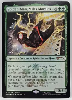 Spider-Man, Miles Morales - Promo - Foil NM - Magic The Gathering P0008 MTG - Image 1