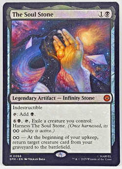 2025 Magic The Gathering The Soul Stone Marvel's Spider-Man Regular M 0066 - Image 1