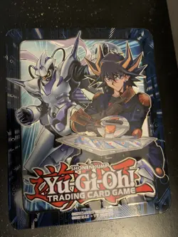 Yugioh 2018 Mega Tin Empty Card Collectible Tin Yusei Fudo Yu-Gi-Oh! 5D's - Image 1