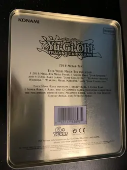 Yugioh 2018 Mega Tin Empty Card Collectible Tin Yusei Fudo Yu-Gi-Oh! 5D's - Image 3