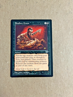 MTG Mirage Shallow Grave - Image 1