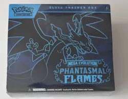 Pokemon TCG Mega Evolution Phantasmal Flames Elite Trainer Box ETB Sealed - Image 1