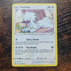 Furfrou 126/198 - NM SWSH Chilling Reign - Pokemon 2021 Common TCG Card - Image 1