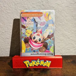 Pokemon TCG Rosa's Encouragement Perfect Order 123/088 SIR Holo Trainer Card - Image 2