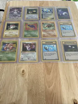 12 Vintage Pokemon Card Lot Retro-T Card Lot - Image 2