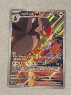 Larry's Staraptor 249/217 Sv: Scarlet & Violet Full Art Rare Pokemon Card TCG NM - Image 3