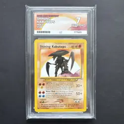 Shining Kabutops Ace 7 Near Mint Pokemon Card Neo Destiny Hyper Rare - Image 1