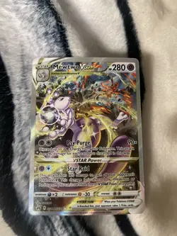 Pokemon Mewtwo VSTAR Ultra Rare Full Art Holo Crown Zenith GG44/GG70 280 HP - Image 1