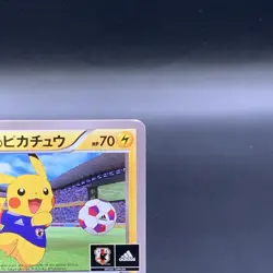 Nintendo Pokemon Card Pikachu Japan National Football Team Adidas 050/XY-P Promo - Image 3