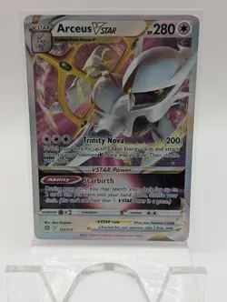 Arceus VSTAR 123/172 Holo VSTAR Rare Brilliant Stars Pokemon NM - Image 1
