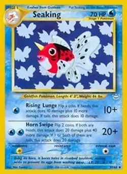 Pokemon Seaking (37/66) Neo Revelation NM - Image 1