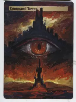 Command Tower MTG Altered art MAGIC Hand Painted Card Commander - Image 1