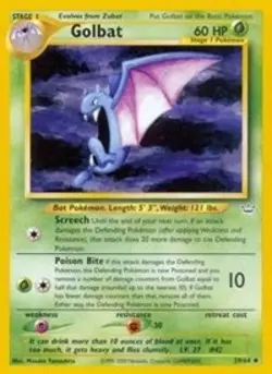 Pokemon Golbat (29/66) Neo Revelation NM - Image 1