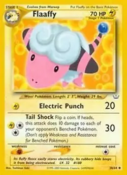 Pokemon Flaaffy (28/66) Neo Revelation NM - Image 1