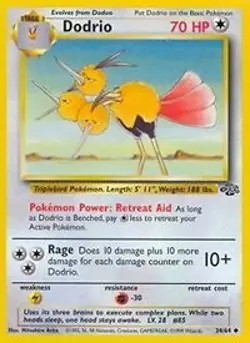 Pokemon Dodrio (34/66) Jungle NM - Image 1
