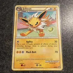 Pokemon TCG Jolteon 28/90 HGSS Undaunted Non Holo Uncommon NM - Image 1