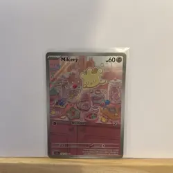 Milcery 152/142 Pokemon TCG Stellar Crown Illustration Rare Full Art Holo NM - Image 1
