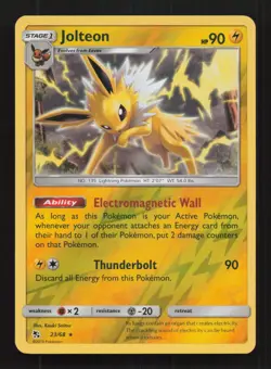 Jolteon - Reverse Holo Rare - Hidden Fates 23/68 - NM - Pokemon - Image 1