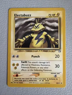 Pokemon Electabuzz 33/111 - NM - Neo Genesis 2000 - Uncommon - Image 1