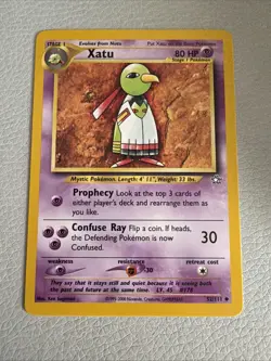 Pokemon Card - Neo Genesis 52/111 - XATU (uncommon) - NM - Image 1