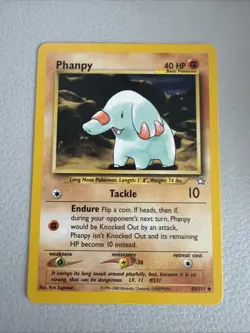 Pokemon Card - Neo Genesis 43/111 - PHANPY (uncommon) - NM - Image 1