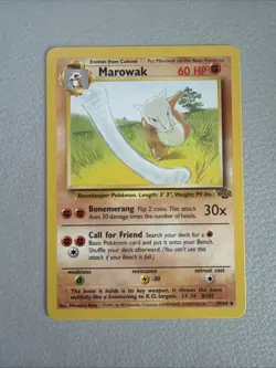 Marowak 39/64 - Jungle SET - Vintage WOTC POKEMON CARD - UNLIMITED - NM - Image 1