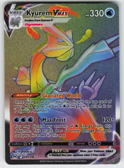 Kyurem VMAX (Secret) Secret Rare SWSH11: Lost Origin 197/196 Pokemon - Image 1