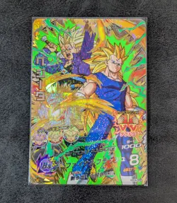 ++ Dragon Ball Heroes card Vegeta Trunks SS3 HGD4-CP3 CP Holo JAPANESE - Image 1