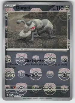 Durant (Master Ball Pattern) Uncommon SV: White Flare 070/086 Pokemon - Image 1