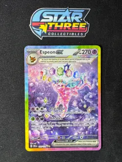 Espeon ex 155/131 Sv: Prismatic Evolutions Holo - Lightly Played - Pokemon TCG - Image 1