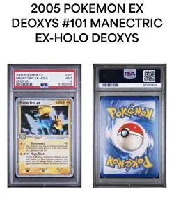Manectric EX 101/107 Deoxys Holo 2005 | PSA 9 Pokemon Card WITH SWIRL!!!! - Image 1
