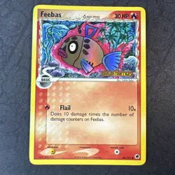 Feebas (Delta Species) 49/101 Dragon Frontiers Reverse Holo Pokemon - Image 1