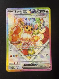 2025 Pokemon Eevee EX SVP 174 Black Star Promo Prismatic Evolutions SPC - Image 1