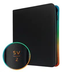 Vault x 12 Pocket Exo-Tec Zip Binder SV2 Pokemon Paldea Evolved New Free Ship US - Image 1