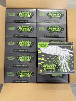 Pokemon Perfect Order ME03 Elite Trainer Box Case 10 ETBs Factory Sealed - Image 1